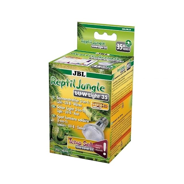 JBL de Ancho Foco para Lluvia Bosque terrarios, Aluminio, E 27, Reptil Jungle L de U de W