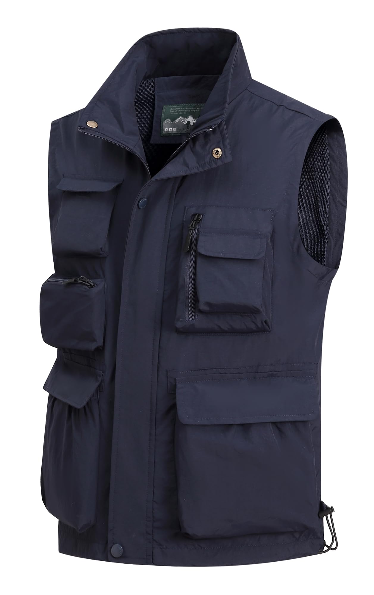 Gilet Da Pesca Uomo In Cotone – 10 Tasche Multiuso, Leggero E Traspirante, Perfetto Per Caccia, Fotografia, Trekking E Viaggi
