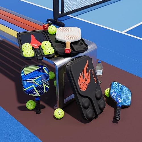 Miniatura 5 de Pelotas de pickleball para exteriores, 40 agujeros, paquete de 3, paquete de 6 unidades, de rebote alto, largo, duradero, bola oficial de alta