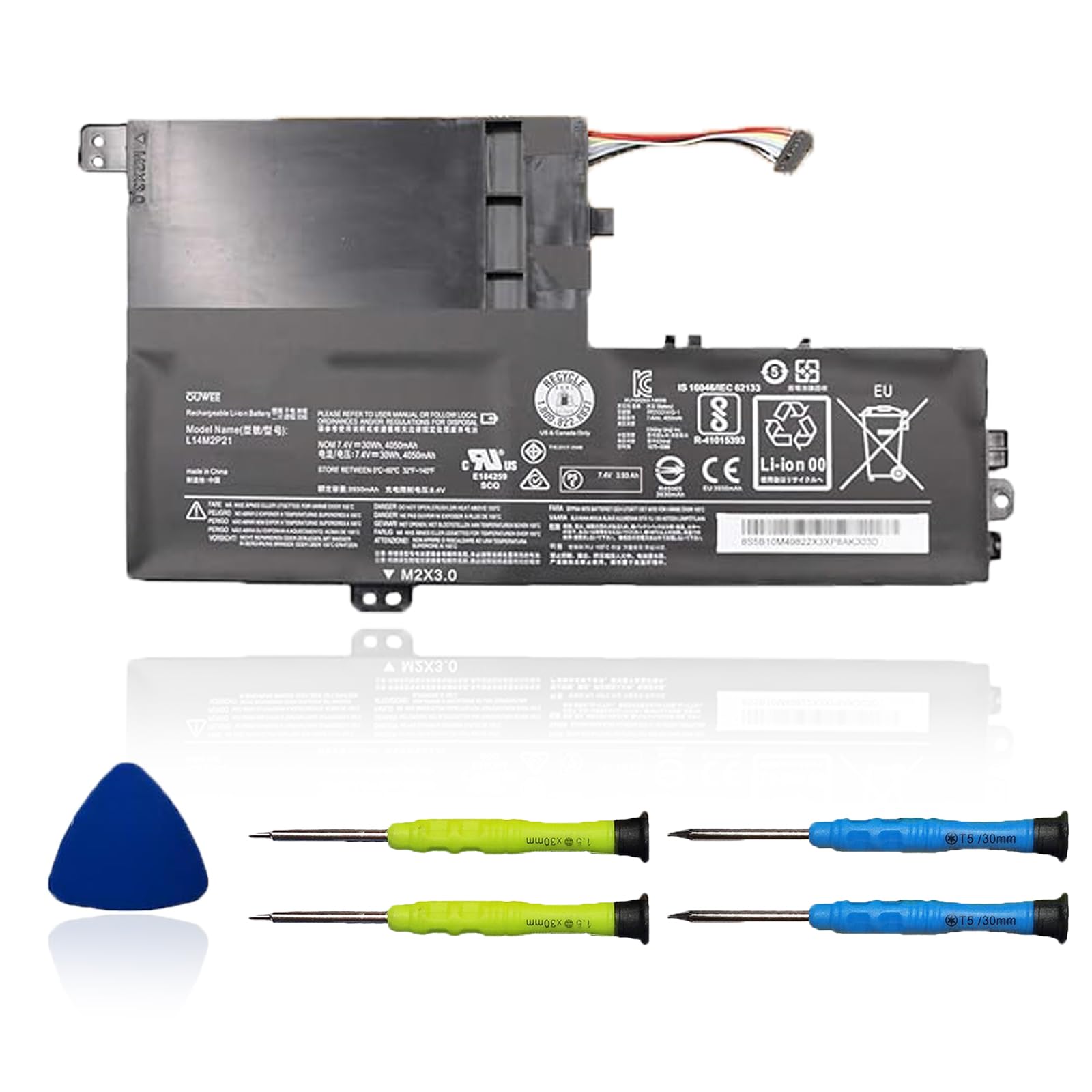 Amazon.com: OUWEE L14M2P21 Laptop Battery Compatible with Lenovo