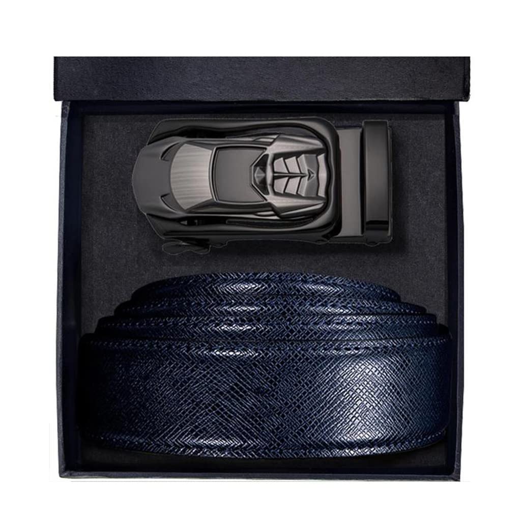 Ceinture en cuir pour homme avec boucle automatique élégante pour costume