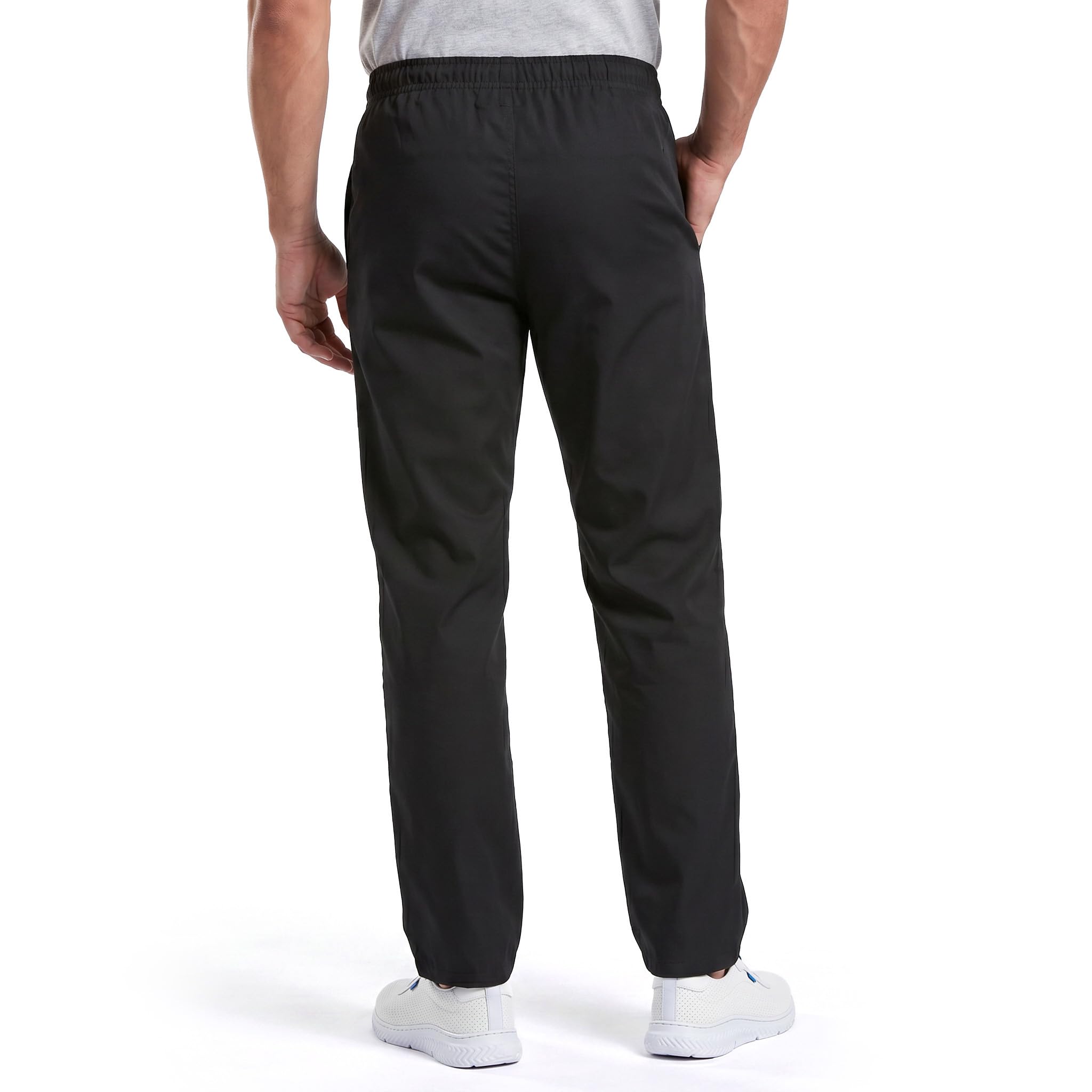 DINOZAVR Napoli Pantalon Cuisine Homme Femme Unisexe avec Ceinture Élastique - 2 Poches Avant - Pantalon Confortable et Pratique pour Chefs et Cuisiniers