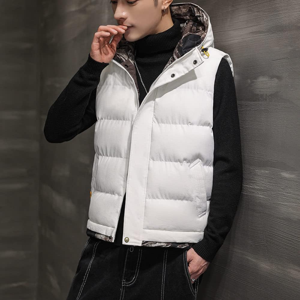 ASDFY Body Warmers for a Man,Men'S Sleeveless Vest With Hood ASDFY Body Warmers for a Man,Men'S Sleeveless Vest With Hood