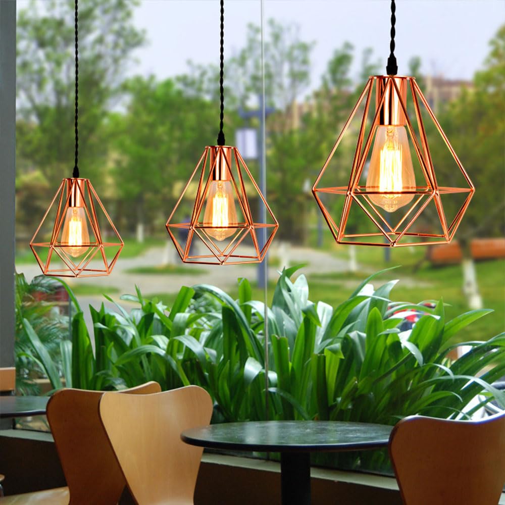 Lampa Wisząca E27 Z Pojedynczą Głowicą Żyrandol Industrialny Z Abażurem STVDEDG