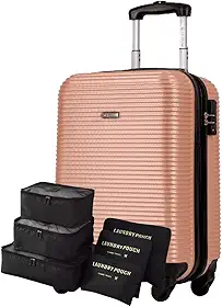 Mala Bordo 10kg + Kit Organizador Necessaire 6 pçs (ABS, Evidence Grafite)