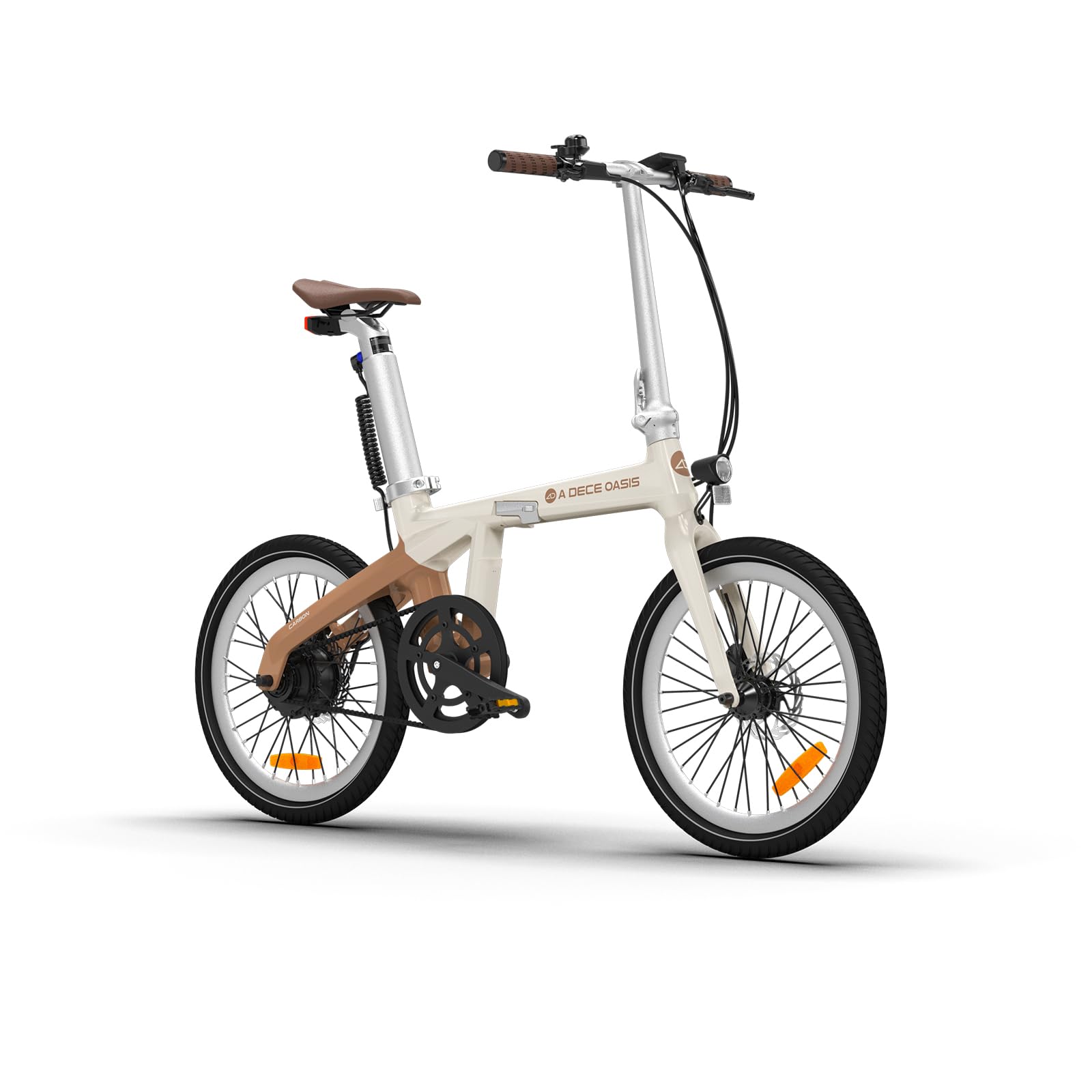 A Dece Oasis ADO Air E-Bike Air Carbon Elektrofahrrad, ebike Damen/ebike Herren,Bike,klapprad Riemenantrieb 14,5Kg IPS LCD Display, GPS,ADO APP,250W