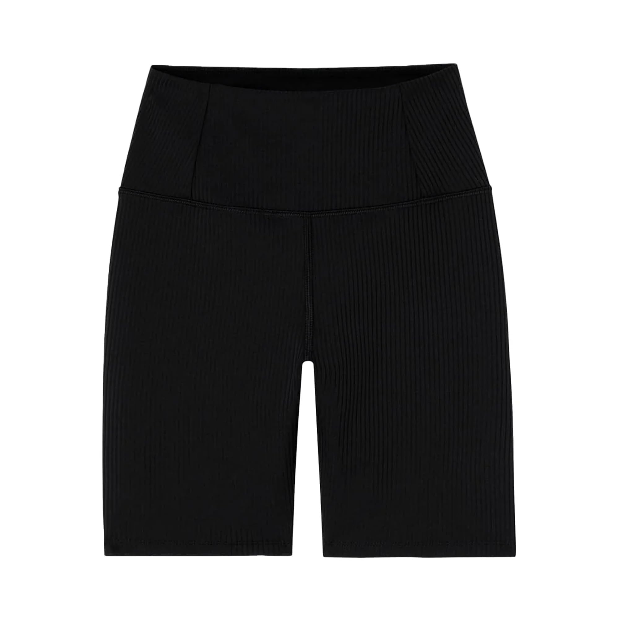 Girlfriend Collective Women's Rib Bike Shorts Yoga, Black, XL Slim