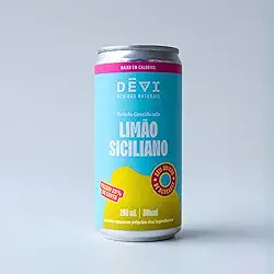 Refrigerante Natural DÊVI - Limão Siciliano 269 mL