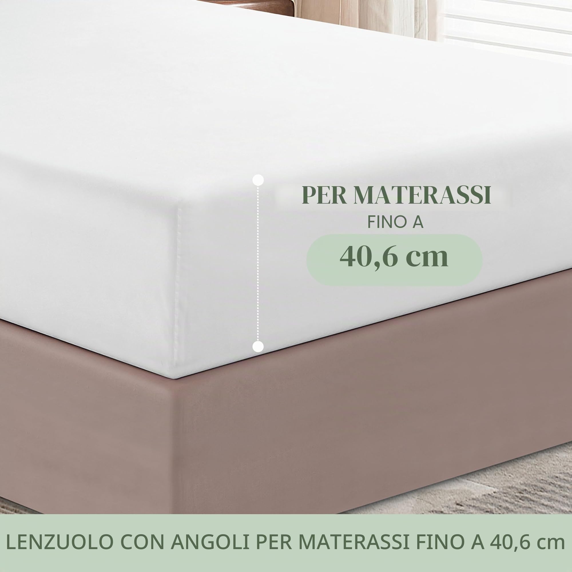 Elegant Comfort Lussuoso set di biancheria da letto in cotone egiziano a 1500 fili, 6 pezzi, di alta qualità, resistente alle pieghe e allo sbiadimento, comodo lenzuolo con angoli elasticizzati, tasca