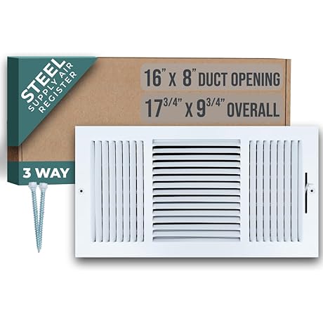 16x8 Vent Cover for Superior Airflow and Aesthetics