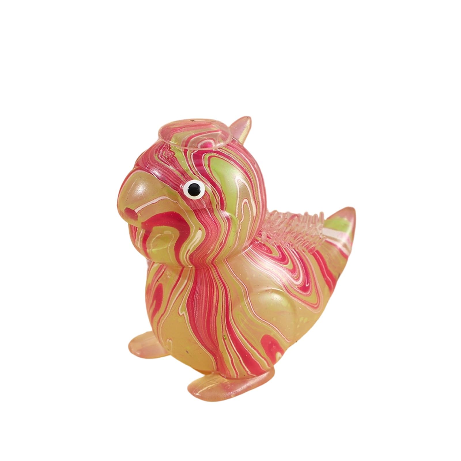 Maltose Squeeze-and-Play Little Dinosaur, Squishy Fidget Toy,Stress Balls for Kids & Adults (J)