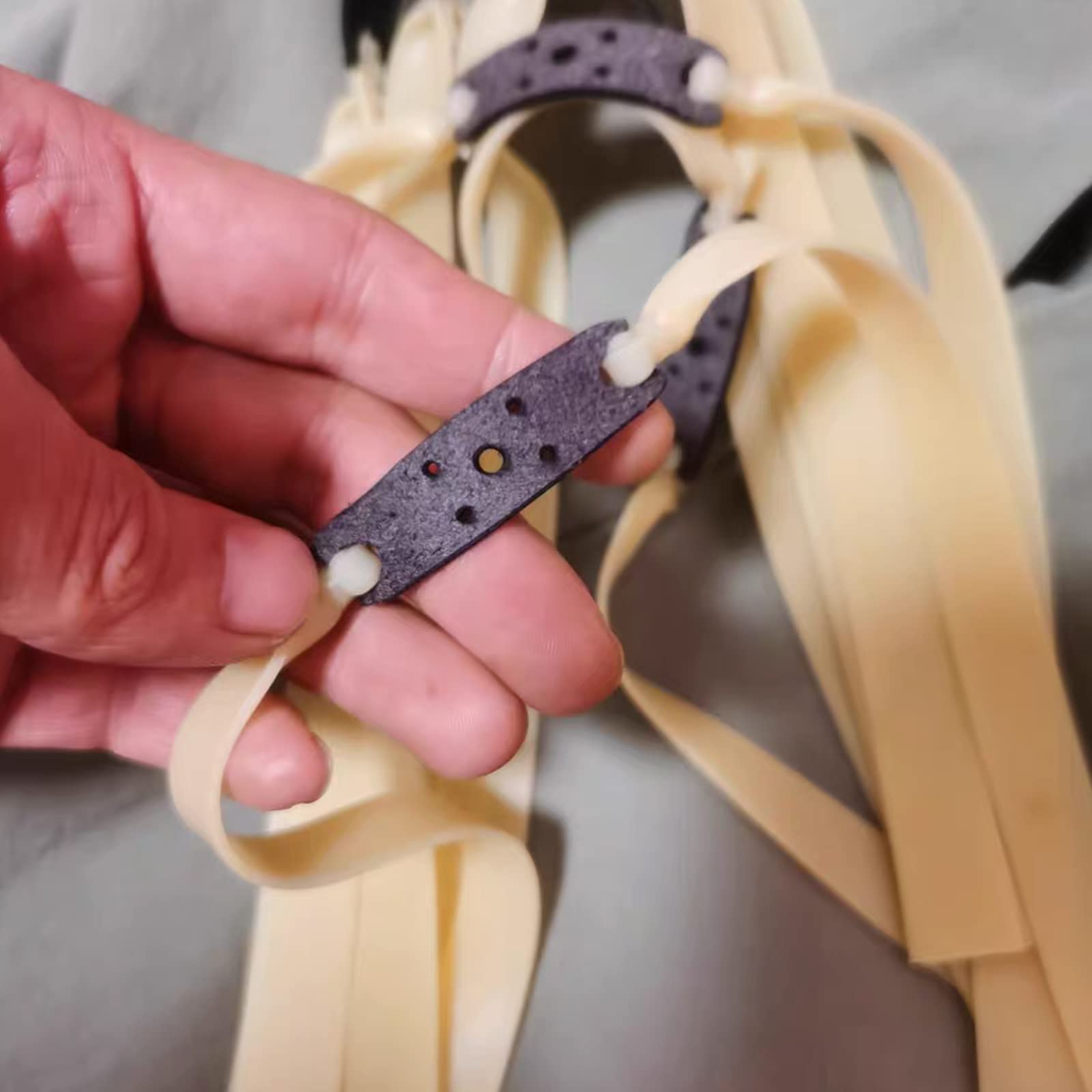 Proca na kamienie - 12 sztuk 2,0 mm taśm do slingshotu - Zgrubiałe profesjonalne gumowe taśmy do katapult myśliwskich - Mocne zamienne taśmy do twill slingshotu