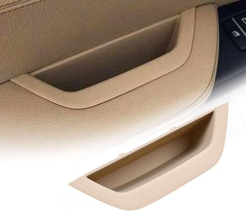 Cubierta de la manija del apoyabrazos delantero izquierdo beige del panel de la manija de la puerta del conductor del reemplazo para BMW X3 X4 F25