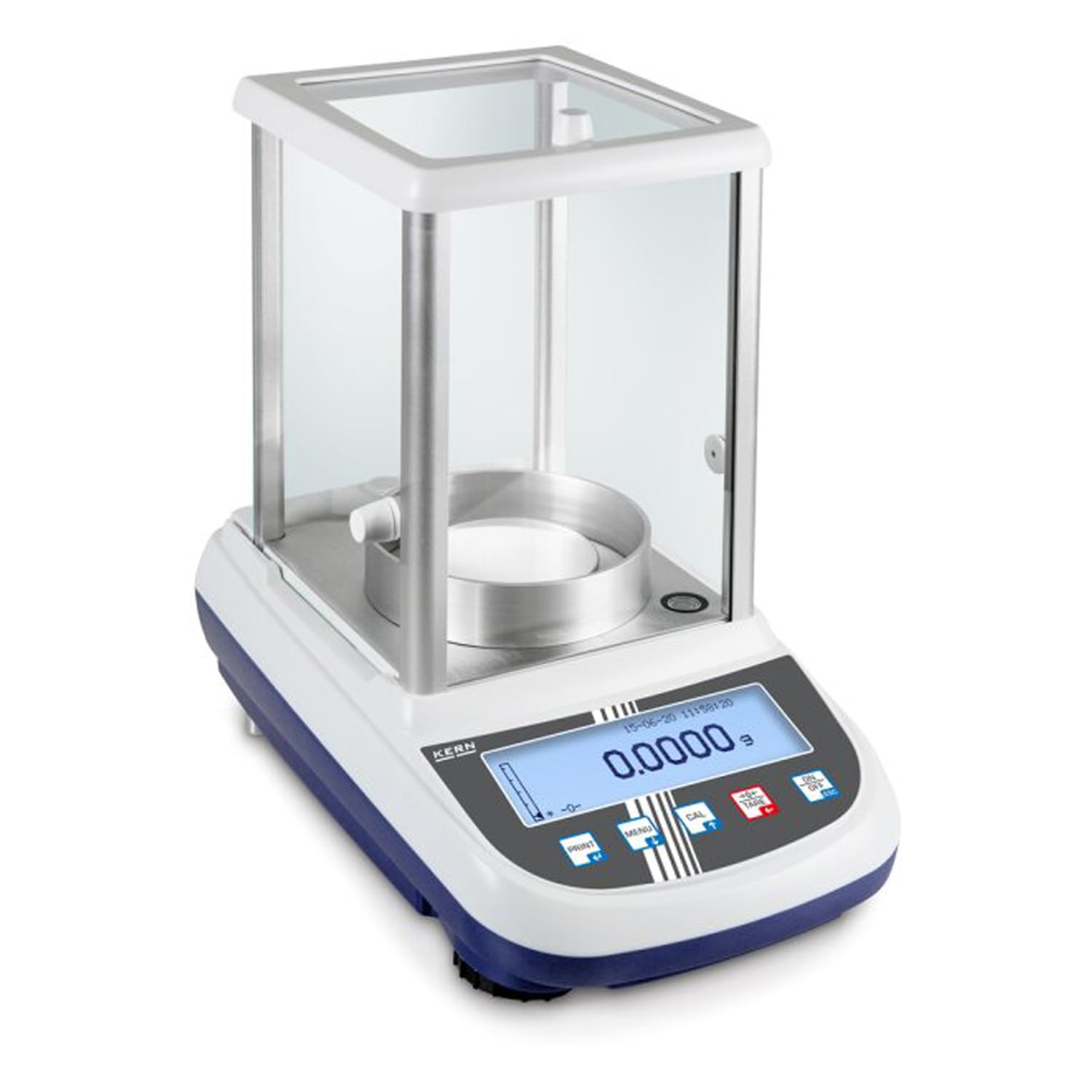 Bilancia analitica [Kern ALJ 310-4A] Precisione e prezzo al punto, con regolazione interna automatica, intervallo di peso [Max]: 310 g, leggibilità [d]: 0,1 mg, riproduzione: 0,1 mg, linearità: 0,3 mg