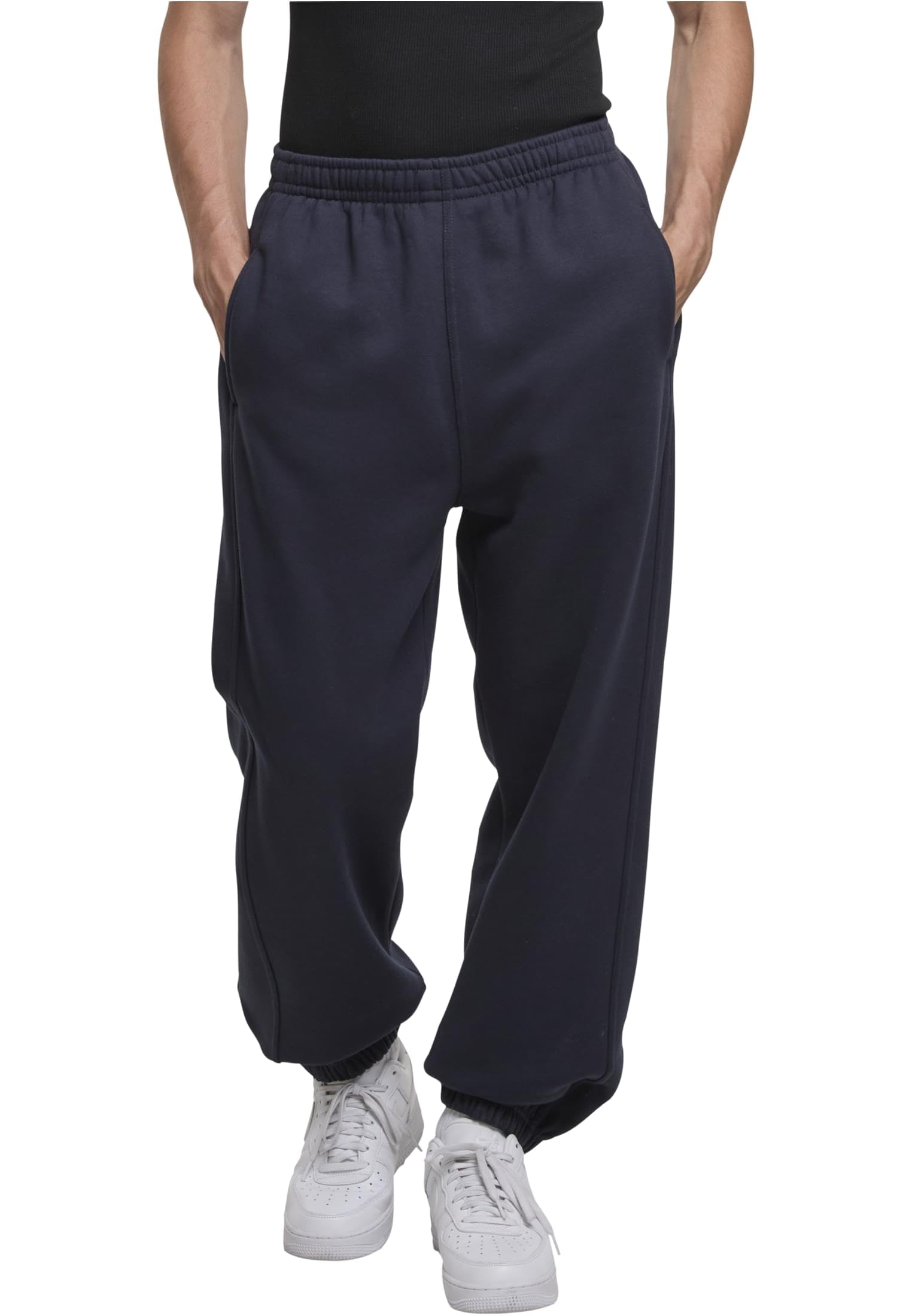 Urban Classics Herren Sweatpants Sporthose, Blau (Navy 00155), W34 (Herstellergröße: L)