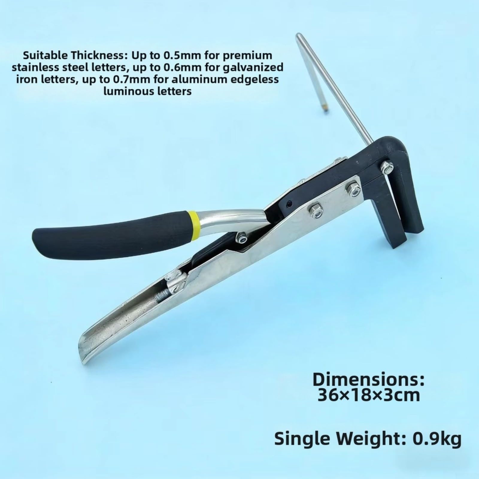 Alicates de doblado de chapa 0.7mm, acero de alto carbono
