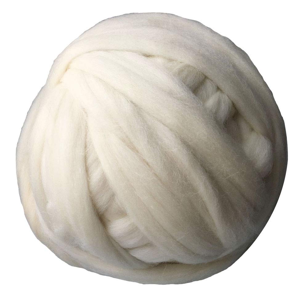 Hilo grueso para tejer con los brazos Bufandas multicolores de los suéteres las mantas del brazo que hacen punto 1000g hilo grueso(Dark Green)
