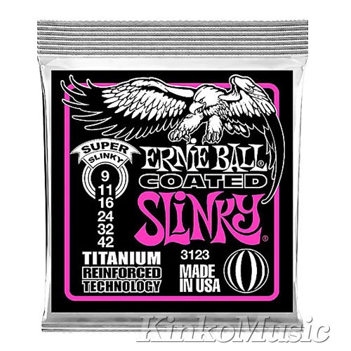 ERNIE BALL Coated Slinky 23個セット Amazon.co.jp: ERNIE BALL 3123 コーティング弦 Coated Super