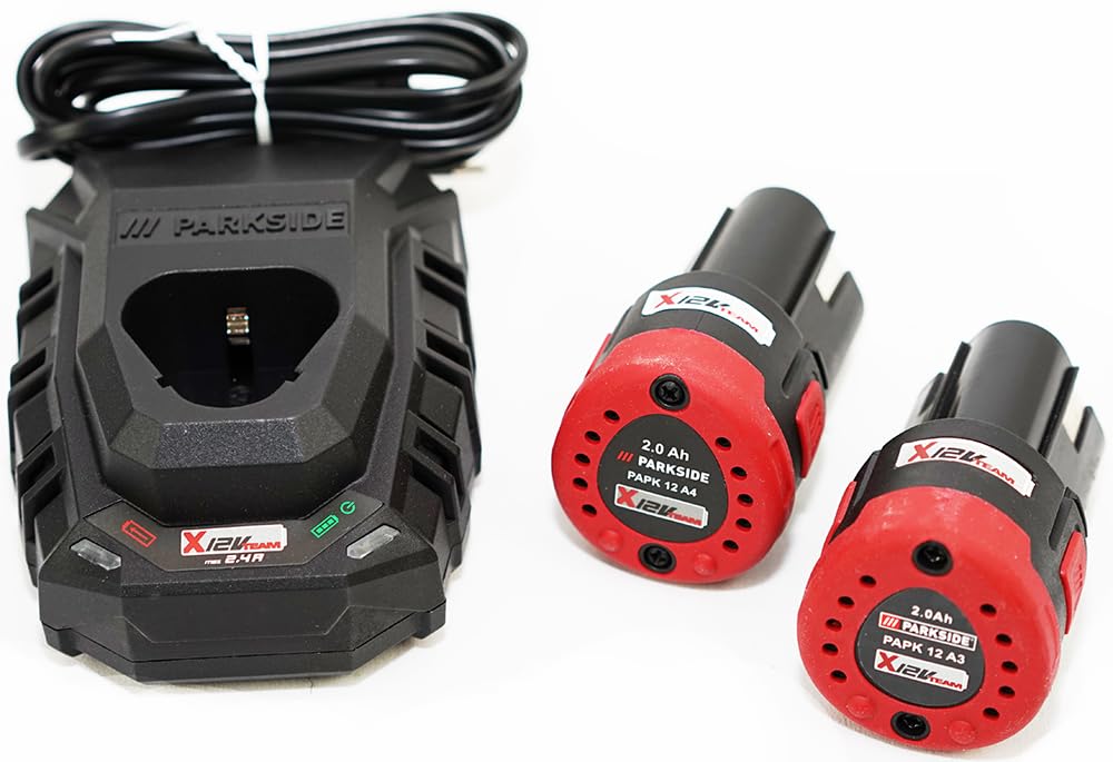HEADNMORE® Bundle – PARKSIDE PERFORMANCE® 12 V ½ akumulatorowy klucz udarowy PPDSSA 12 + breloczek do kluczy (akumulator 2 x 2 Ah)