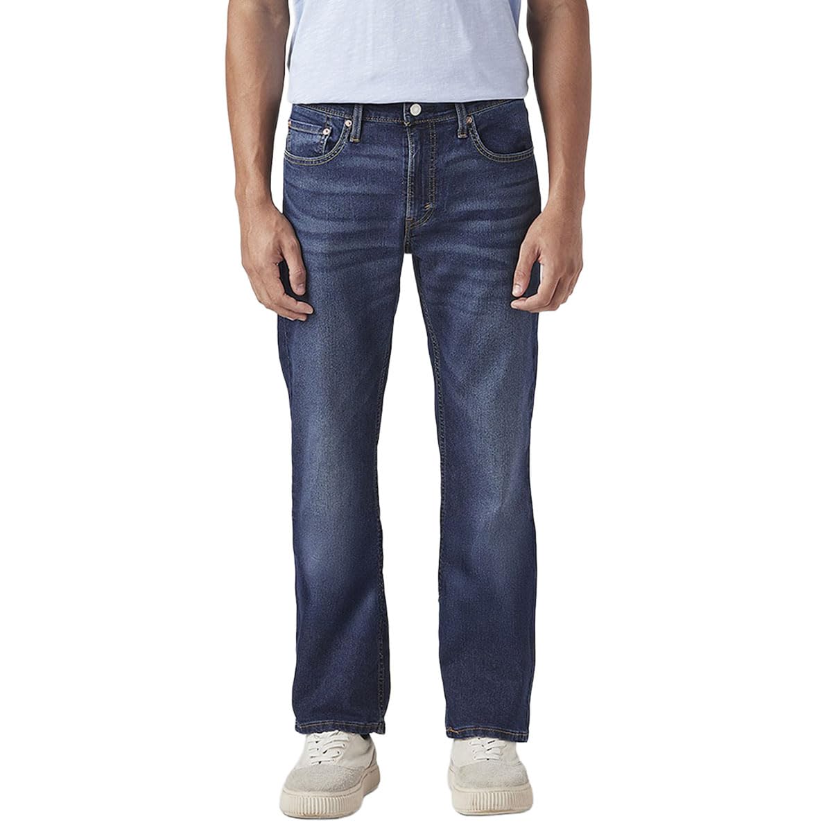 levi's Men's 527 Mid Indigo Bootcut Fit Mid Rise Jeans-picture-12