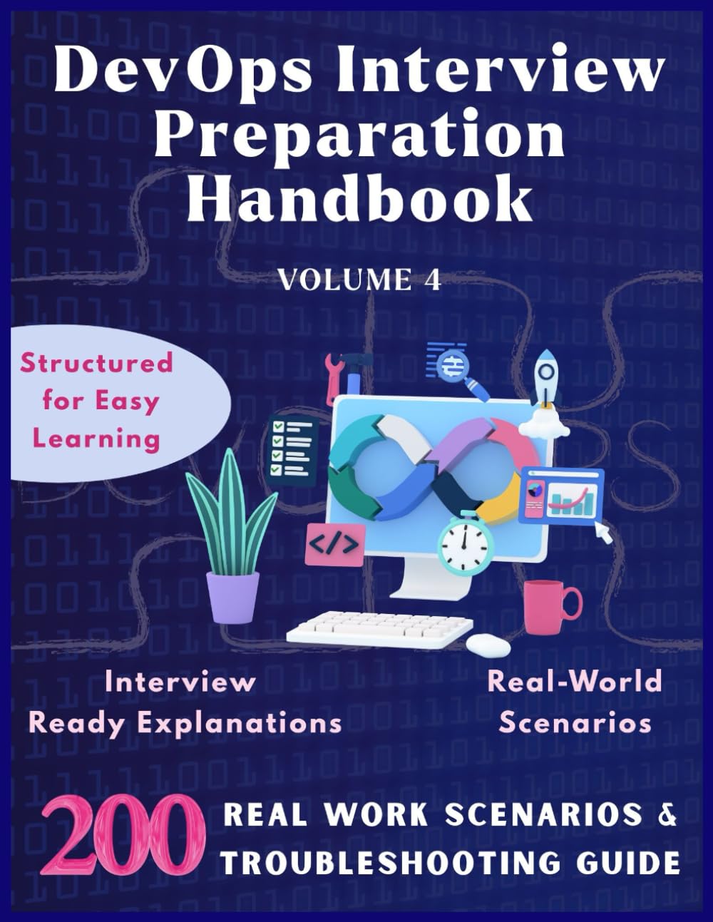 DevOps Interview Preparation Handbook: 200 DevOps Real work Scenarios & Solutions: Practical Problem-Solving for DevOps Roles | Crack DevOps ... Answers: 3 (Information Technology Books)