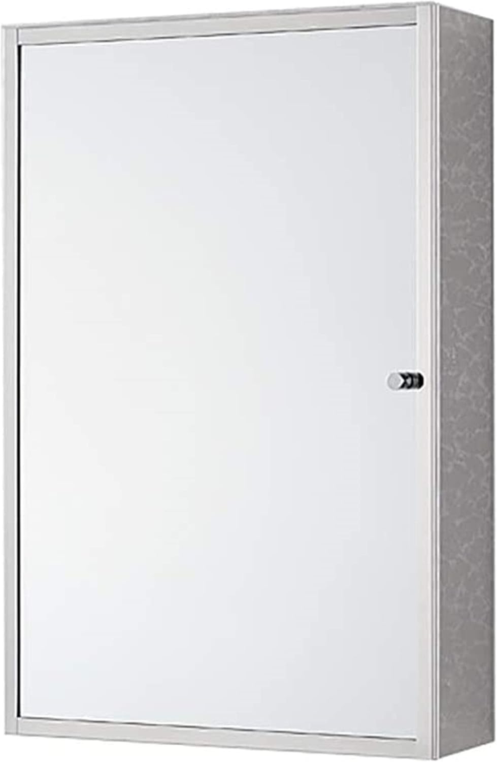Stainless Steel Rectangular Bathroom Mirror Cabinet, Wall-Mounted Storage Organizer, 15.7x23.6in(15.7x23.6in)
