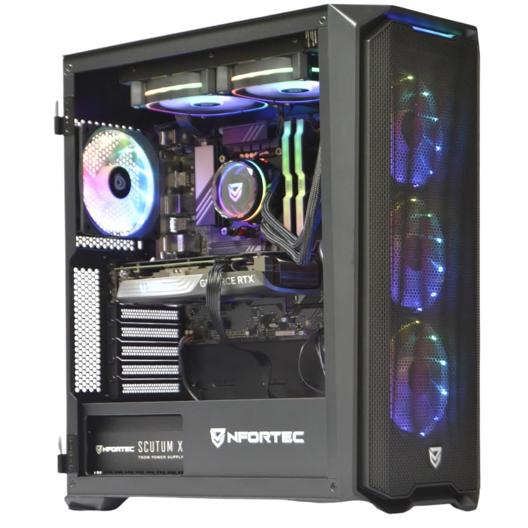 TrendingPC PC Gaming AMD Ryzen 7 7700 8x5,3ghz • NVIDIA RTX 5060ti 16gb • 32gb RAM DDR5 6000mhz RGB • WiFi 6 y Bluetooth 5.2 • SSD m.2 1tb • Refrigeración Líquida 240mm • Windows 11 Pro • PC Gamer