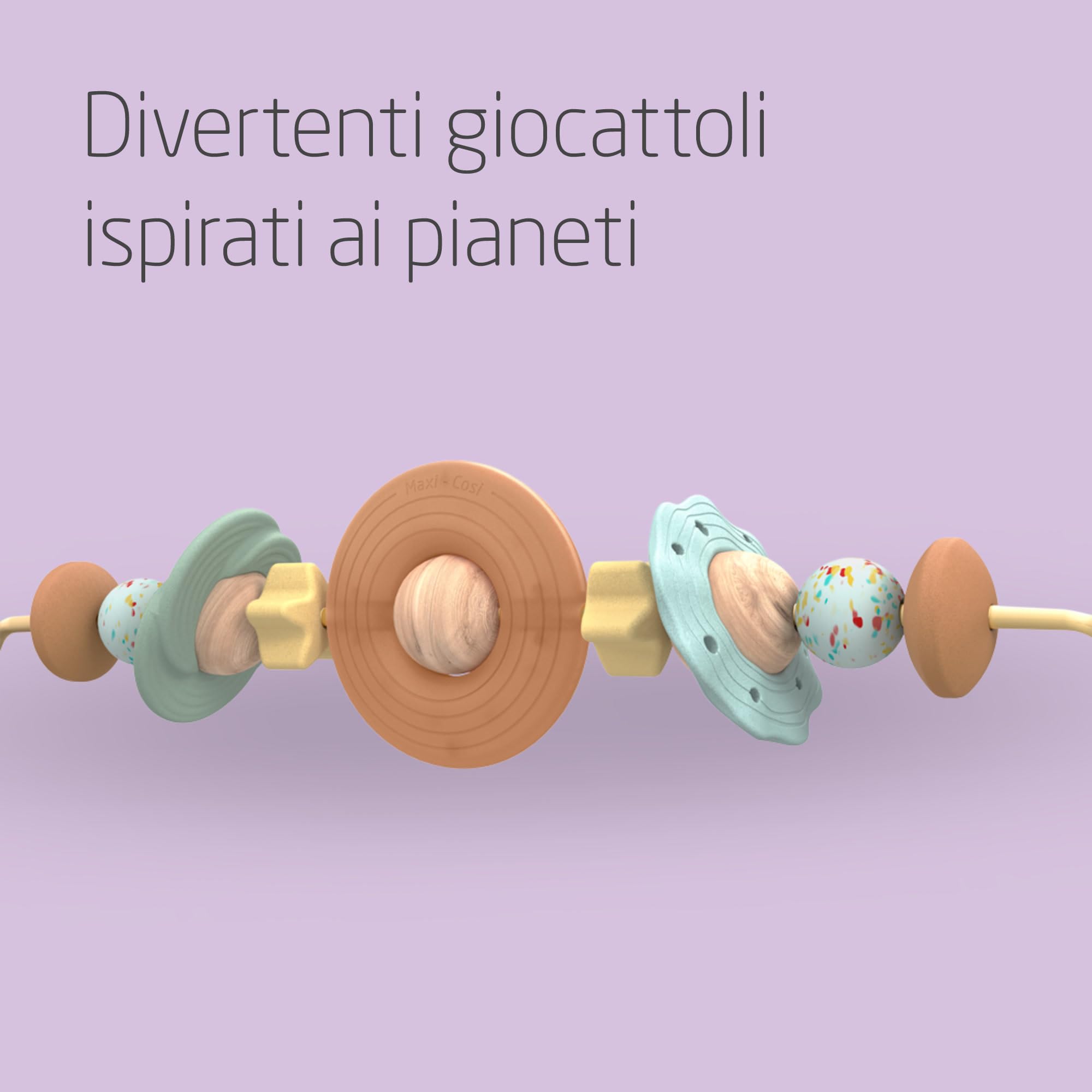 Maxi-Cosi Dove Arco Giochi Neonato, Arco Attività Bimbo per Sdraietta Neonati, Aggancio Facile, Giochi per Sdraietta, No BPA, Colori Naturali, Differenti Texture, Compatibile con Sdraietta Dove