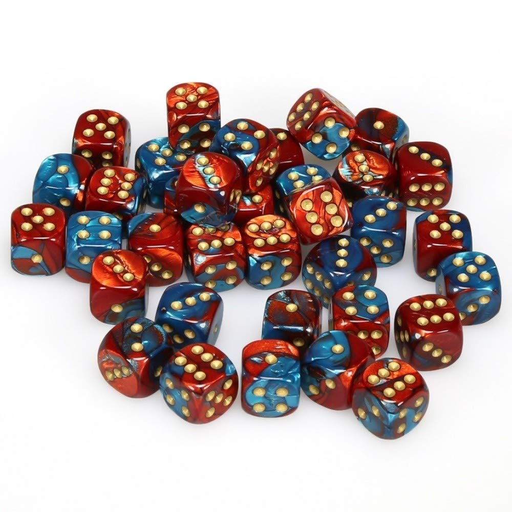 Amazon.com: DND Dice Set-Chessex D&D Dice-12mm Gemini Red, Teal