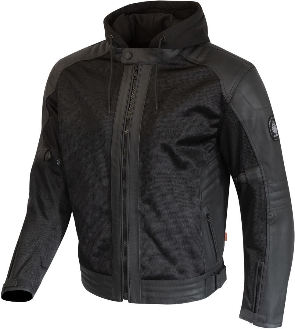 Merlin Rigger D3O Mesh Kurtka tekstylna motocyklowa, czarny, M