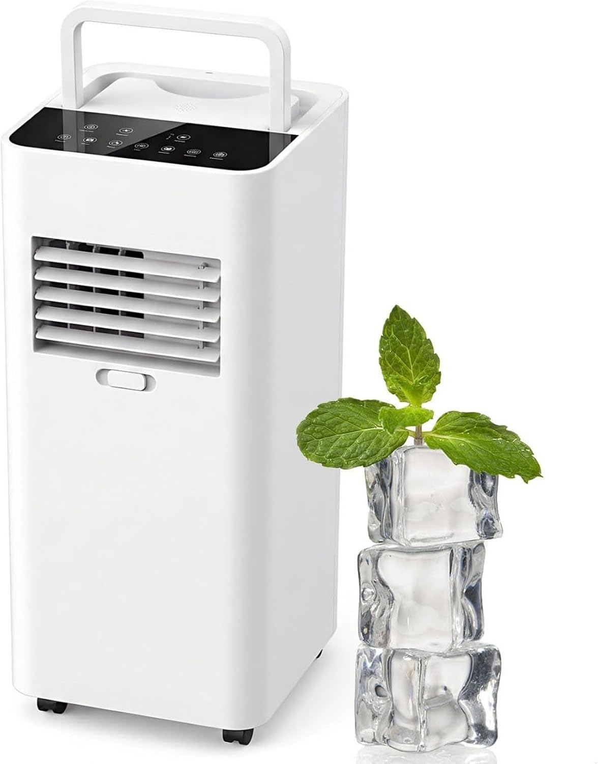Aire Acondicionado Portátil 7000 BTU, Climatizador de Pie para el Hogar Oficina y Habitación