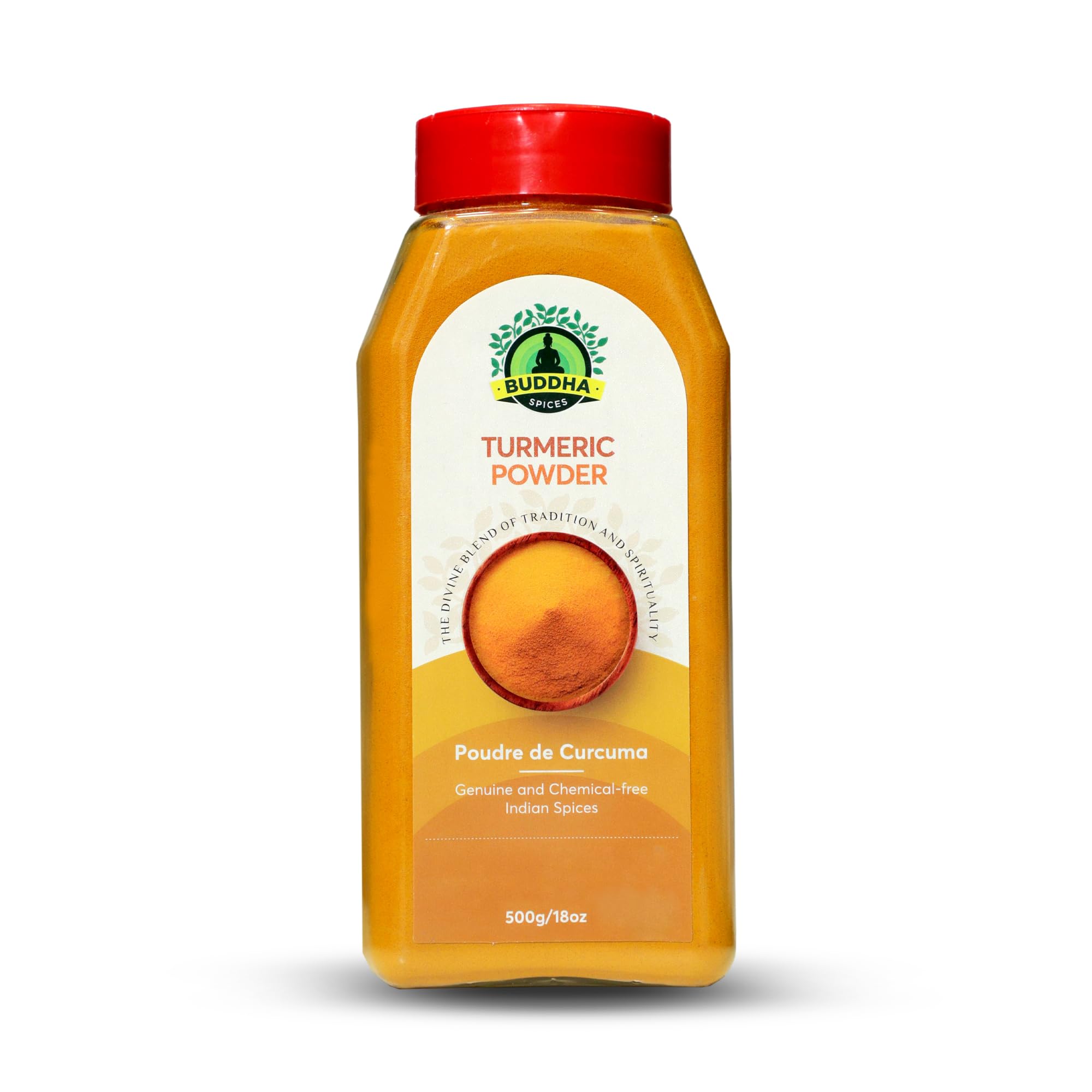 Buddha Spices Inc. Turmeric Powder - 500g (18 Oz)