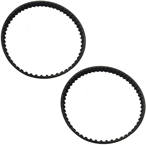 HASMX 110XL031 Correa dentada de goma para lijadora Black and Decker, 11 pulgadas de largo, 516 pulgadas de ancho, 55 dientes (paquete de 2)