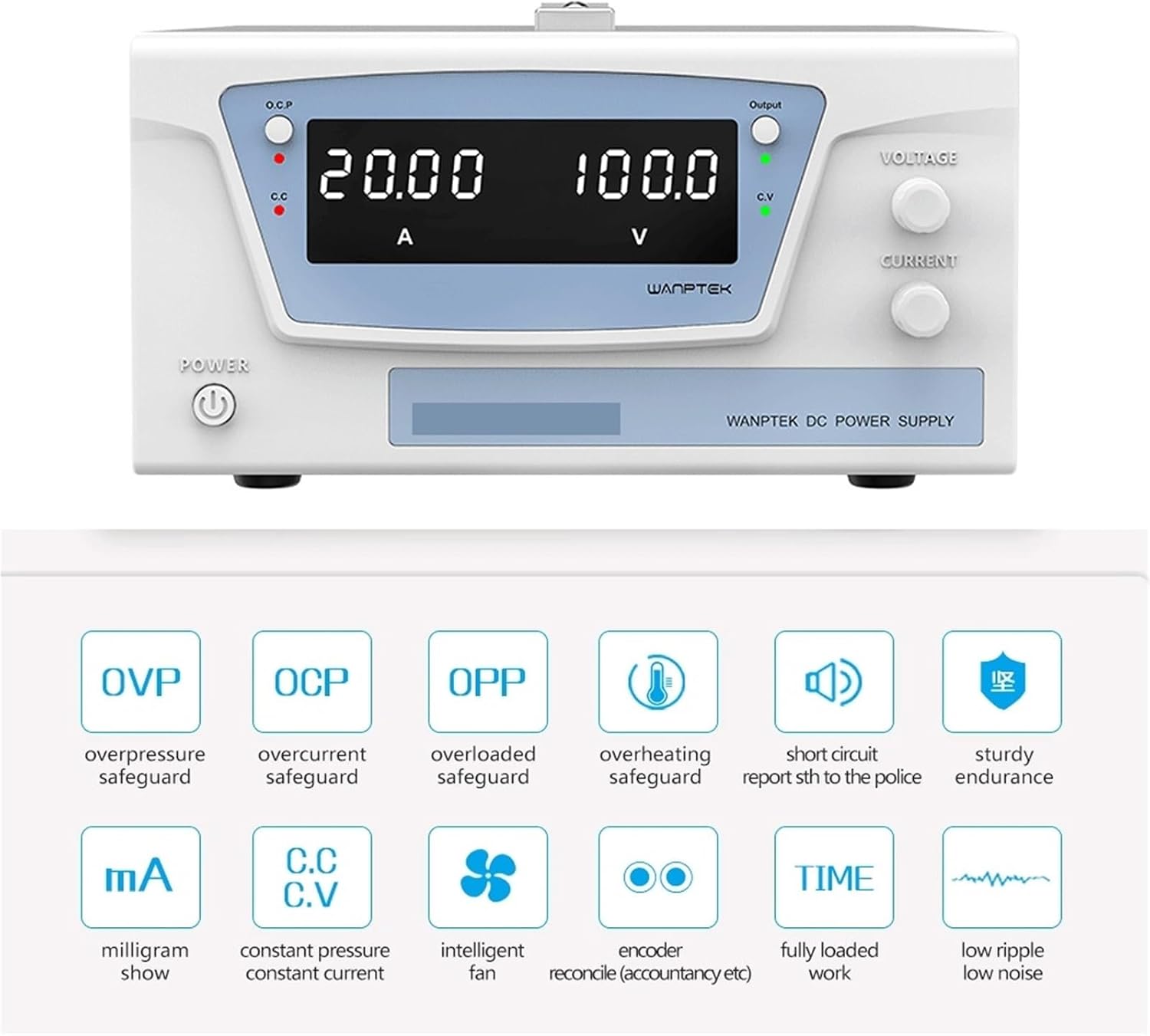 Bench Source Laboratory Dc Stabilized Power Supply Adjustable Variable Digital Regulated Power Supply(KPS1580D(15V 80A))