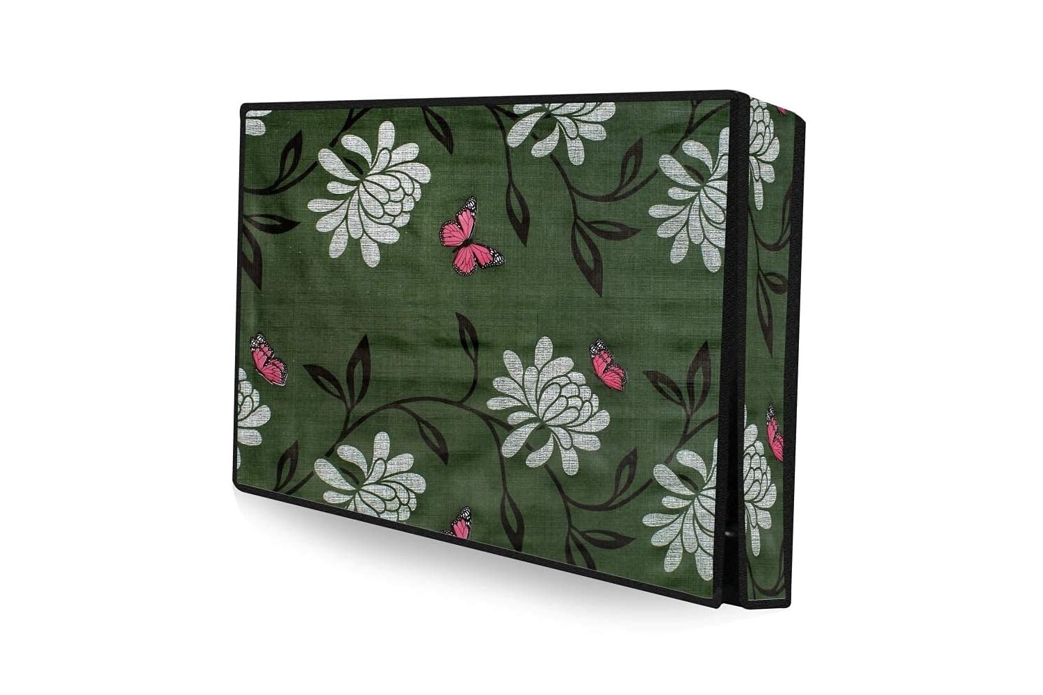 FLIPSO TV Cover for 32 Inch LED/LCD TV with Zip Lock | Dust & Water Proof LED/LCD TV Cover with PVC Layer Protection | Compatible For All 32 Inch Models (Dark Green)-image-13