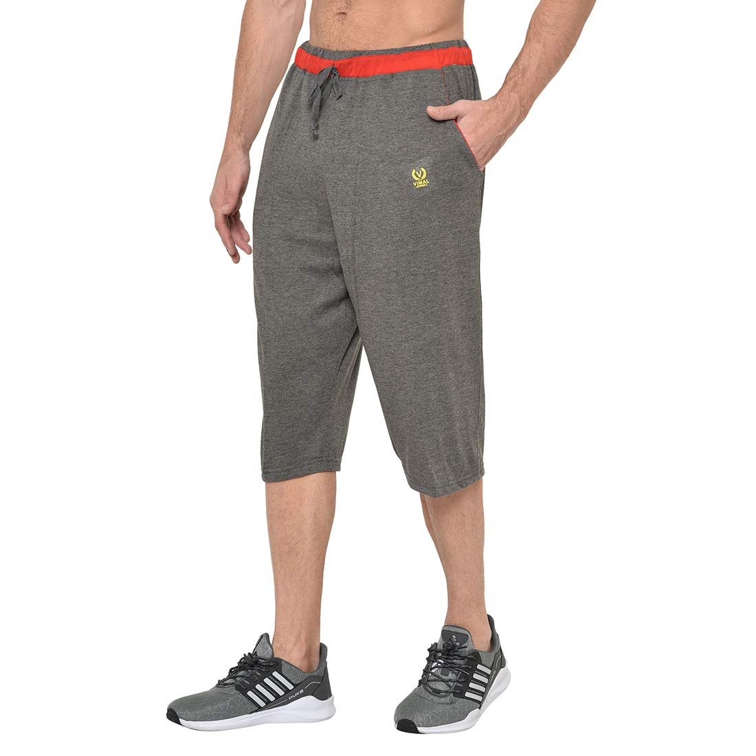 mack jonney Cotton Blended Regular Fit 3/4th Capri for Men-C8_0001_P-picture-14