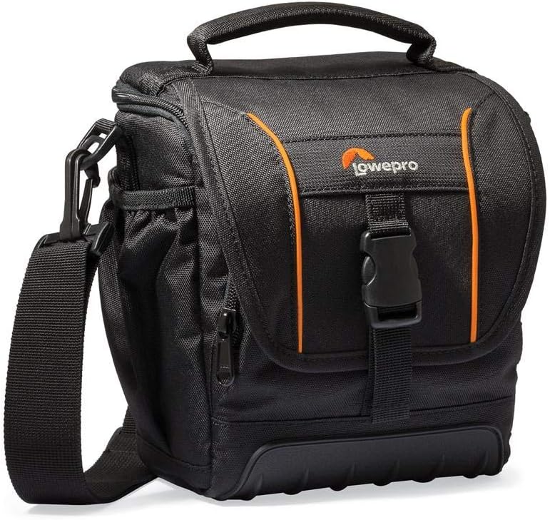 Lowepro Adventura SH 140 II A Protective and Compact Shoulder Bag for a DSLR or DJI Spark, Black