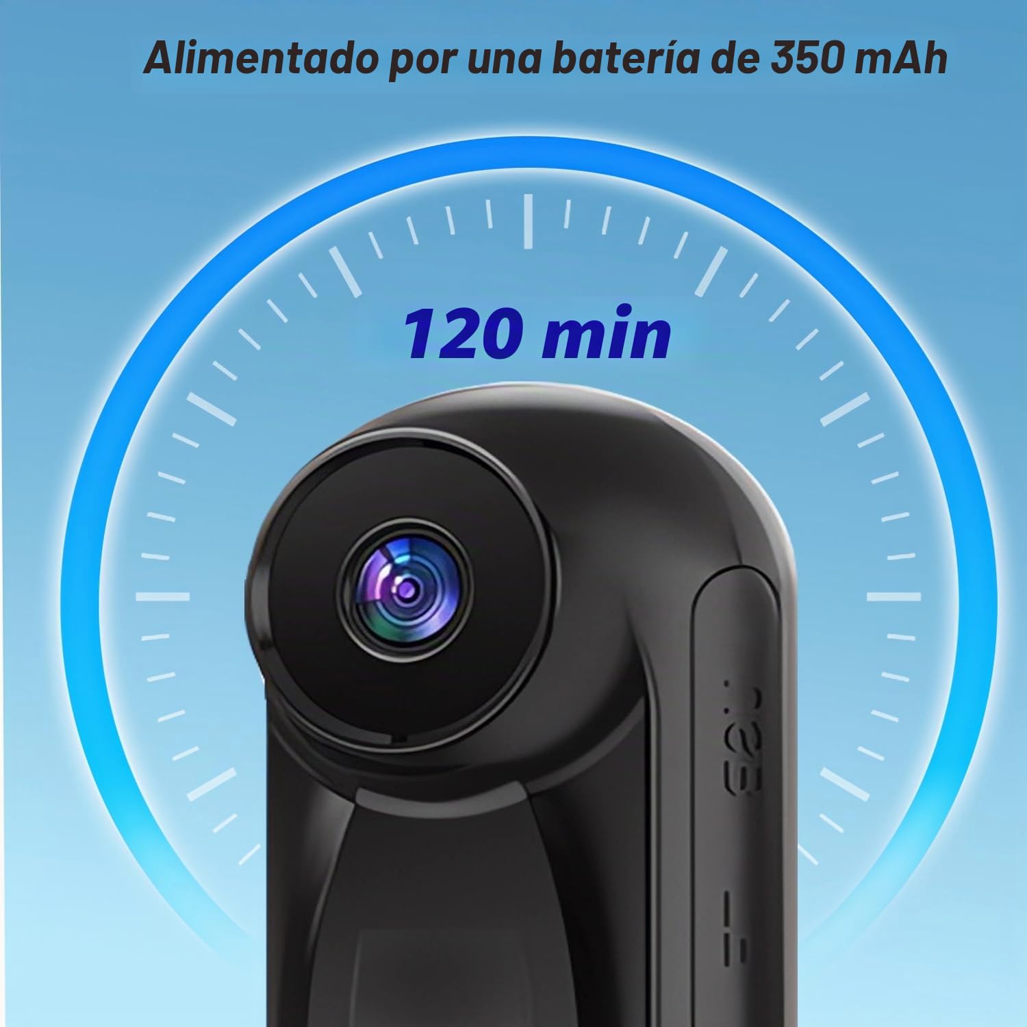 SHMIZZ Mini Camara Deportiva 1080P, Mini Cámara de Acción Cámaras Corporales y Tarjeta de Memoria de 32 GB, Mini Vlog Pocket Camera Video Bodycam, 120° Gran Angular con Grabación de Audio y Vídeo