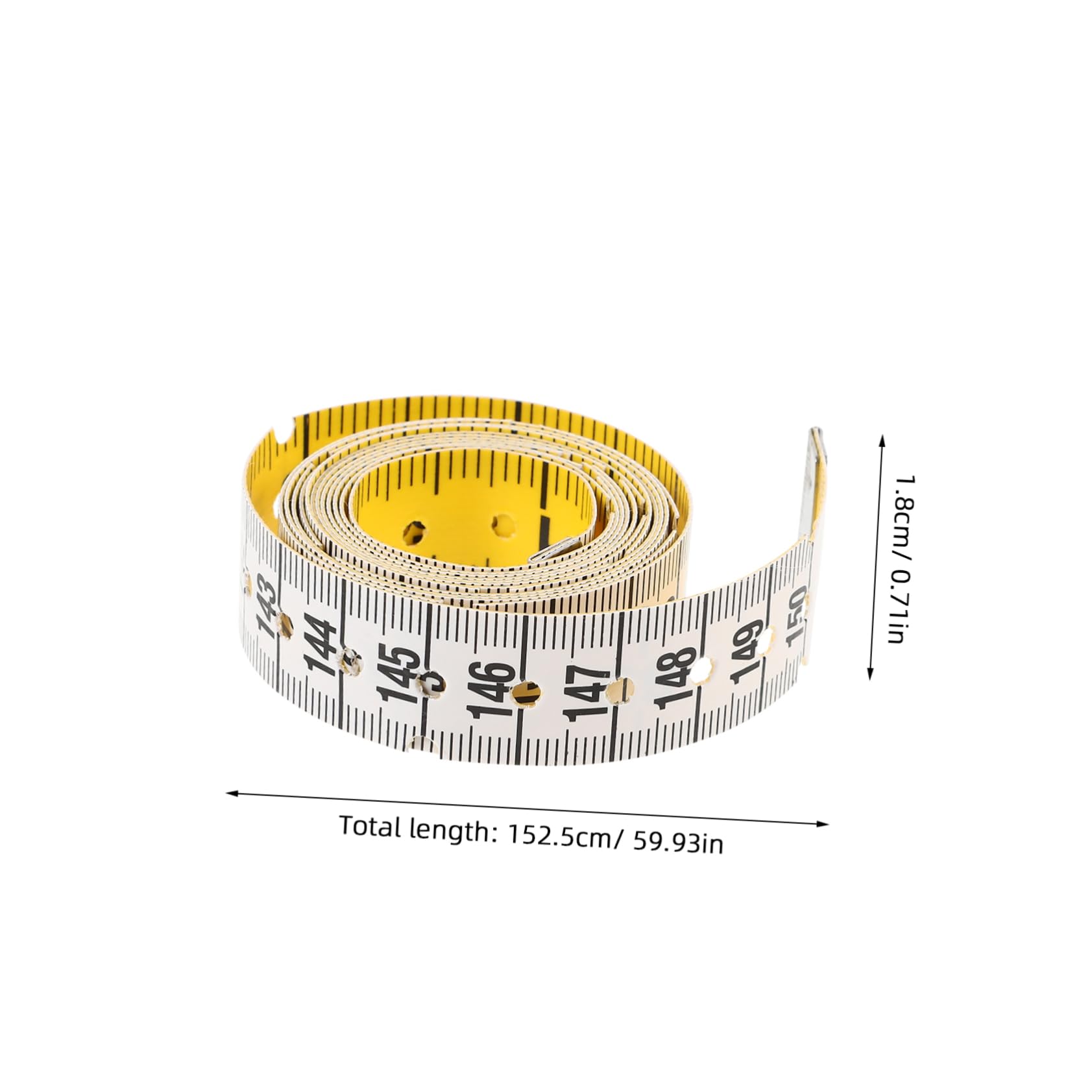 FRCOLOR Blind Measuring Tape Braille Accessory for Learning Visually Impaired Tape Measure Soft