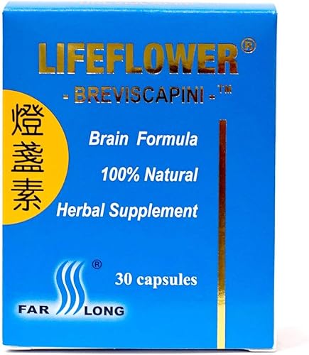 Miniatura 3 de Lifeflower, 100% natural, suplemento de hierbas para el cerebro juvenil, apoya el sistema cerebrovascular, mejorar la memoria, 30 cápsulas