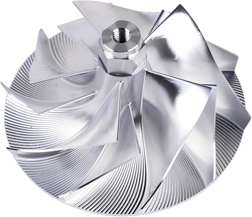 Miniatura 2 de Rueda de compresor de turbo Wicked Billet de repuesto para Ford 7.3L PowerStroke Diesel TP38 Tubo 1994-2003 WW38 GELUOXI