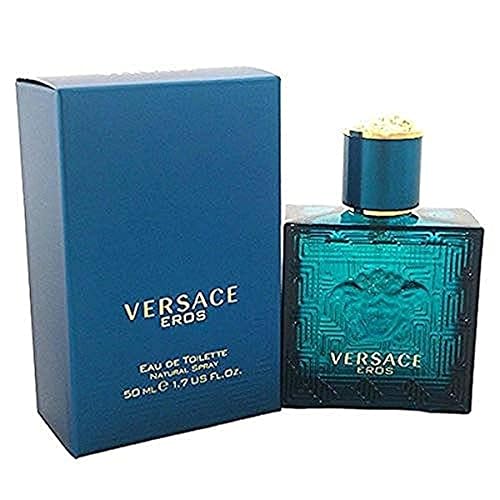 Versace Eros - Eau de Toilette en aerosol para hombre, 1.7 onzas