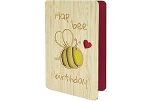 Wood Birthday Cards