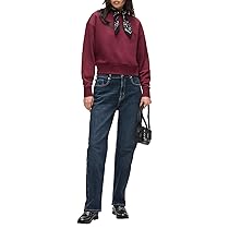 KARL LAGERFELD JEANS, Donna, Denim Dritto A Vita Alta, Gamba Dritta, Blu, 3232