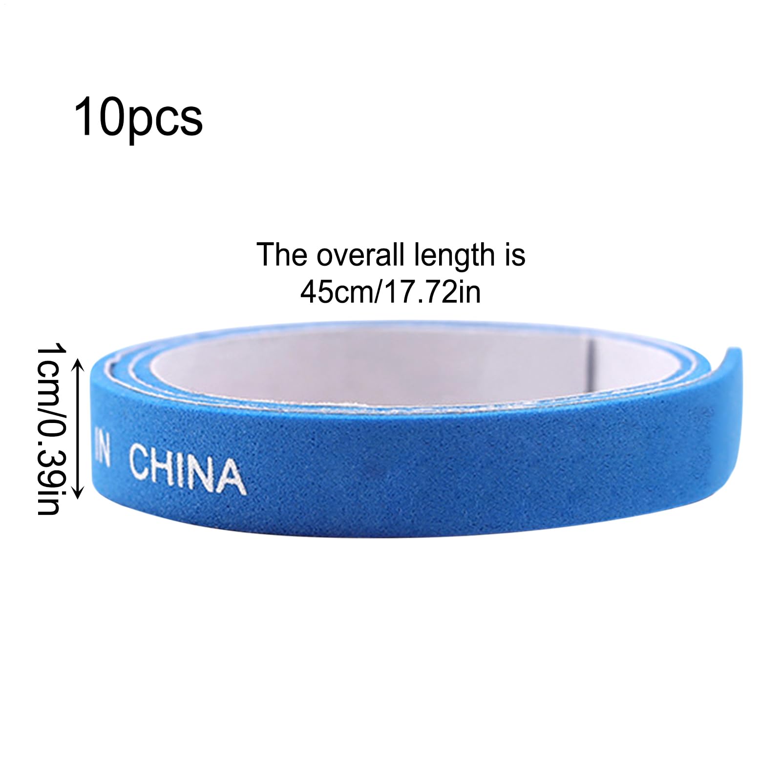 Cinta Protectora Lateral para Tenis de Mesa | Pack de 10 Cintas para Bordes de Paletas de Pong,Accesorios Deportivos para Entrenamiento, Competiciones y Uso en Gimnasio