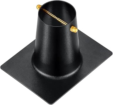 Namvo Rain Chains Aluminium Black Powder Coated Gutter Downspout Adapter For Rain Chain Installation, Standard