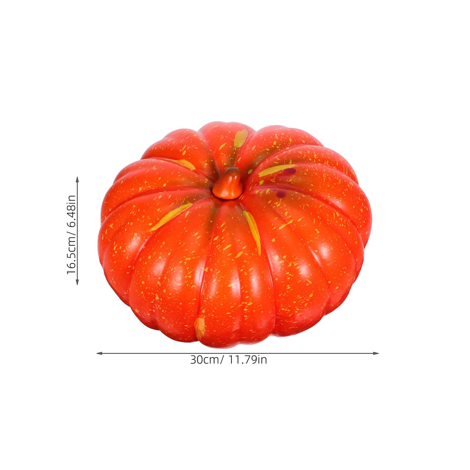 Zucche Artificiali Realistiche in Schiuma Arancione per Decorazioni Autunnali Halloween Ringraziamento e Feste Centrotavola Versatile Manutenzione per Casa Cucina e Matrimoni
