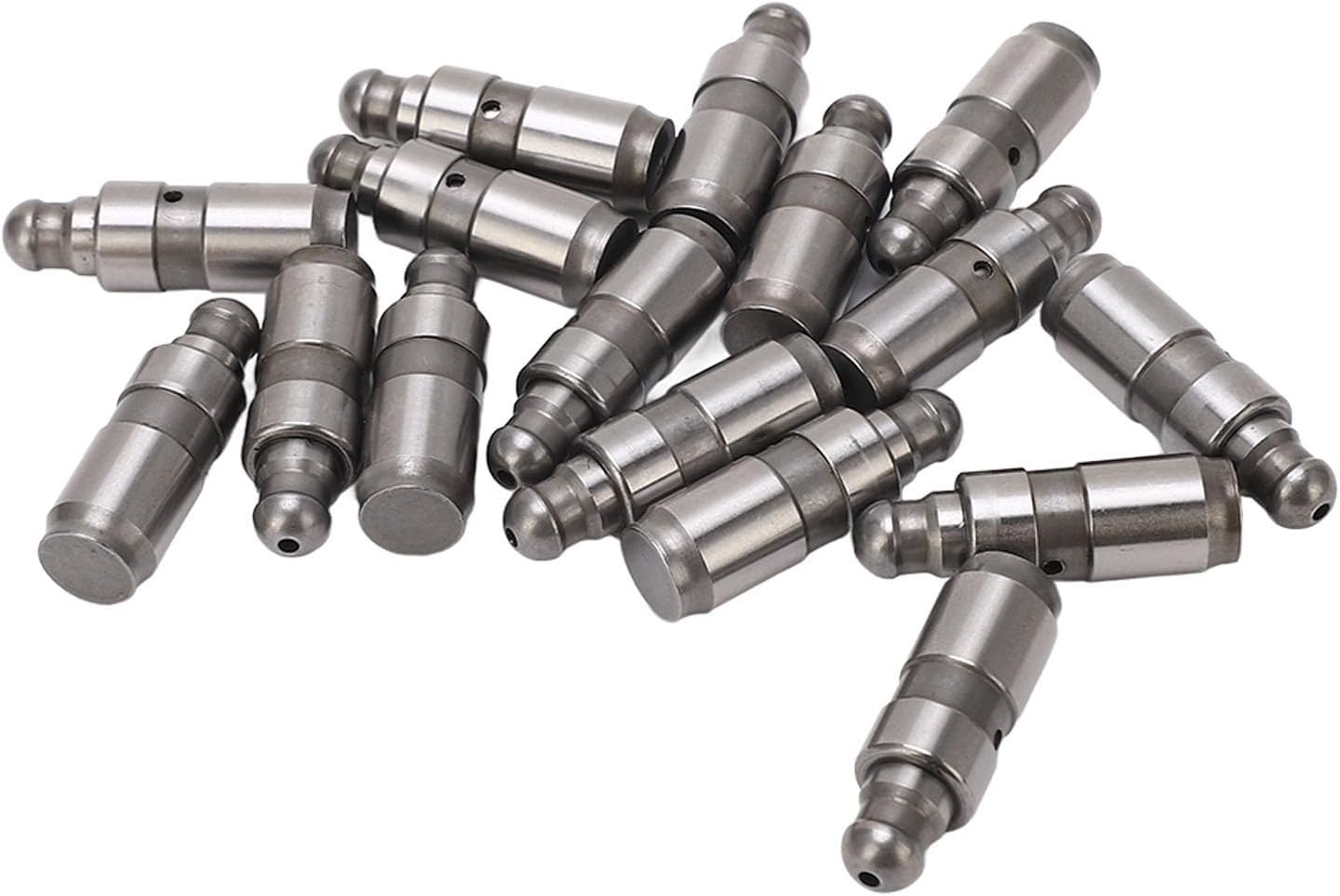 16PCS Valve Lifter HL129, Valve Adjuster Lifter Tappet Set, Reduces Noise and Vibration for Performance, OEM Standard Replacement for ATS CTS STS,