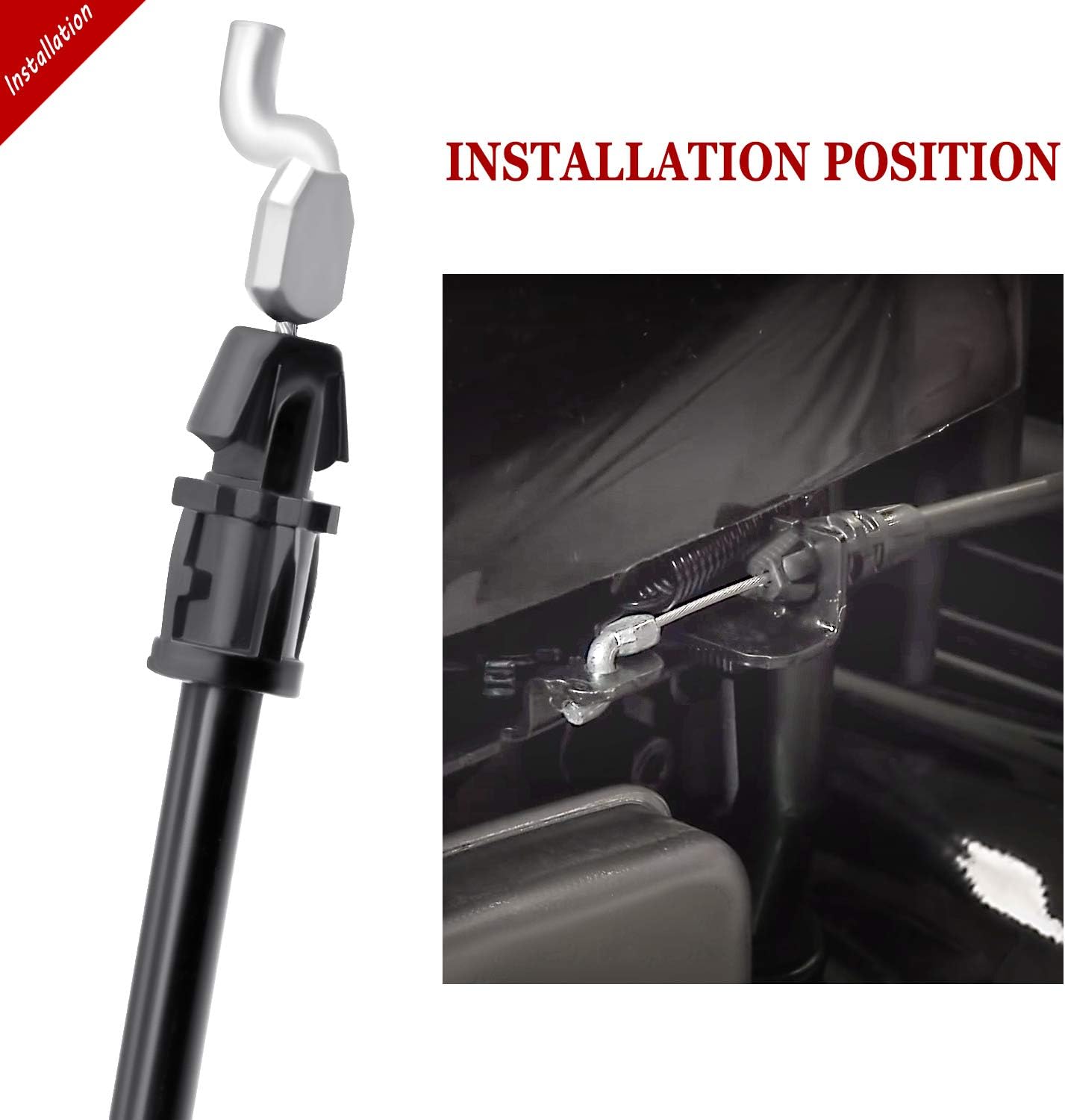 prime&swift 183281 532183281 Lawn Mower Engine Zone Control Cable Replacement fit for Craftsman Lawn Mower 917 Parts Zone Control Cable 183281198463 183281 198463