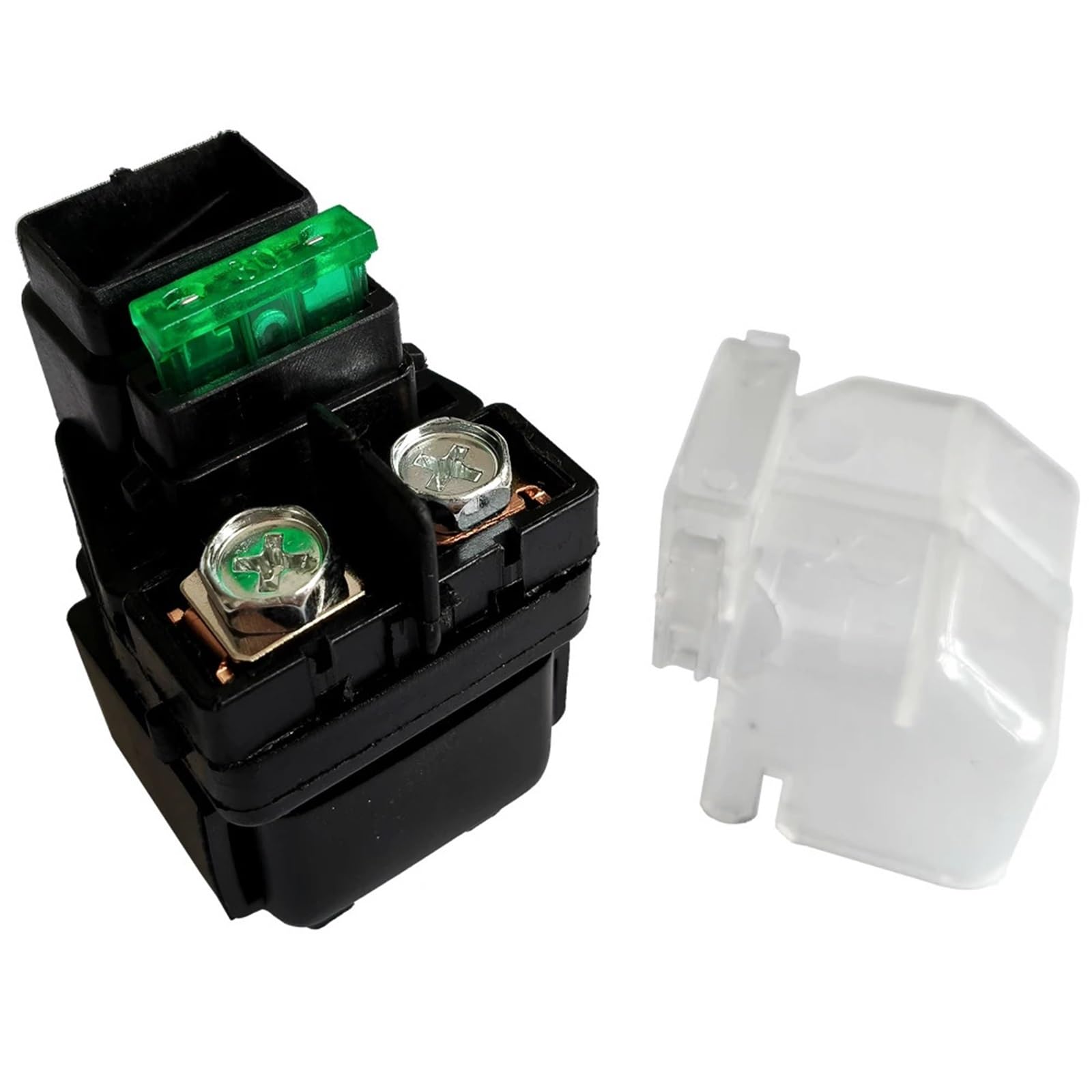 Solenoide arrancador motocicleta Solenoide de relé de arranque de 12 V compatible con SUZUKI LT-A400 EIGER 400 2X4 AUTO LTA400 LTA LT-A FEIGER 400 4X4 AUTO Relé arranque genérico(1pc relay)